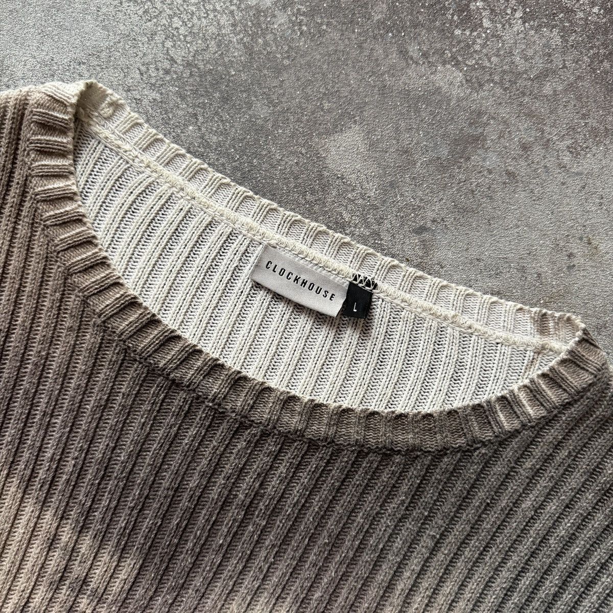 Hysteric Glamour Diesel Style Y2K Avant Garde Ribbed Knit Sweater Size US L / EU 52-54 / 3 - 11 Thumbnail