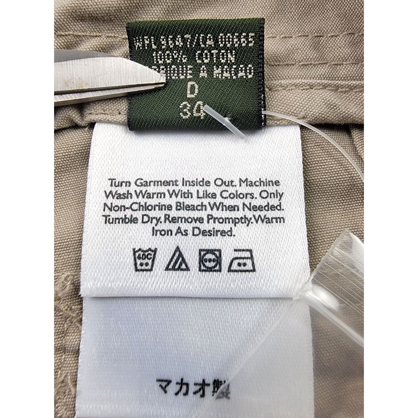 Eddie Bauer VINTAGE Eddie Bauer Pants Womens 4 Beige Twill Pant 100% Cotton Casual Outdoor Size 27" / US 4 / IT 40 - 7 Thumbnail