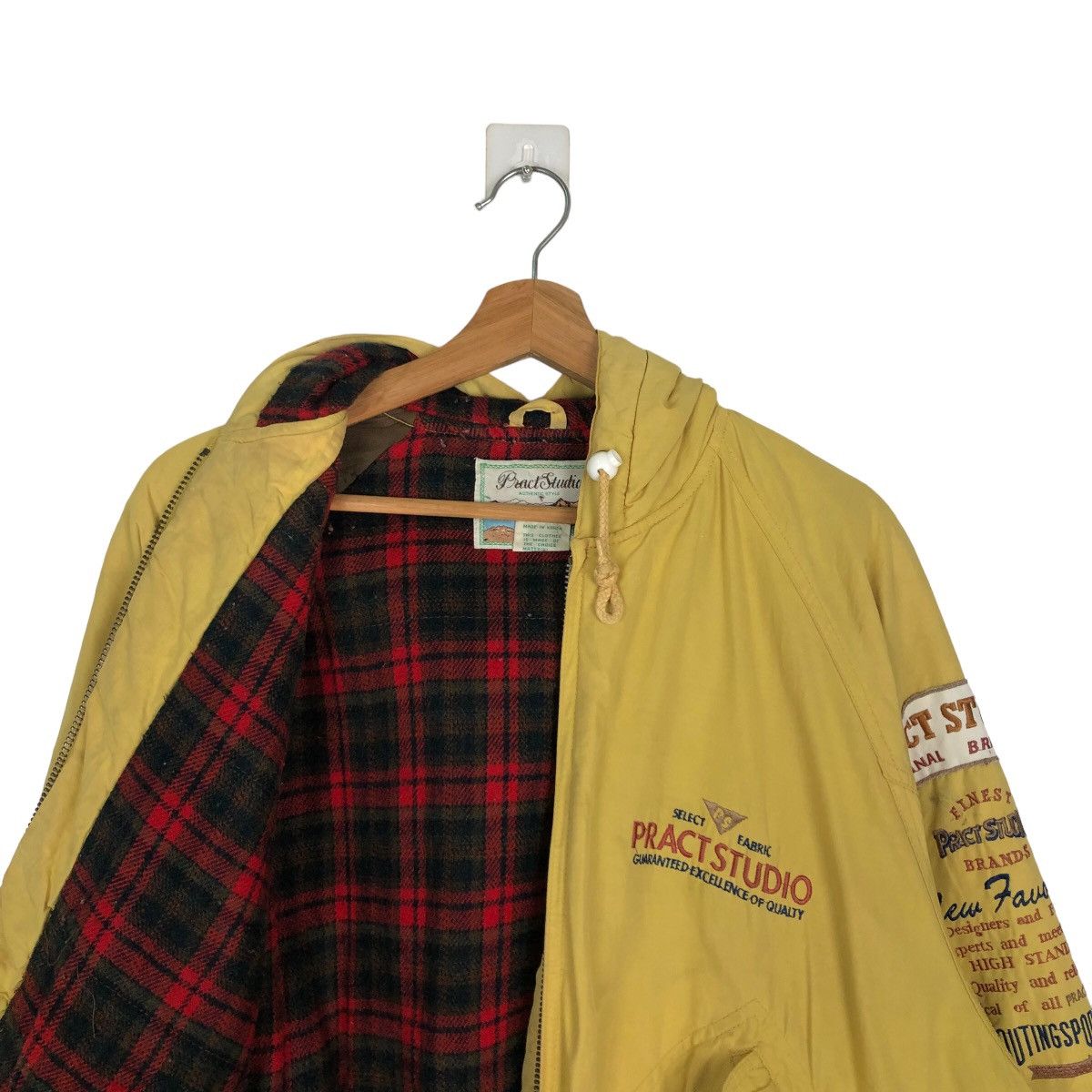 Japanese Brand VINTAGE BOMBER JACKET PRACT STUDIO ISSEY MIYAKE BIG LOGO Size US M / EU 48-50 / 2 - 10 Thumbnail