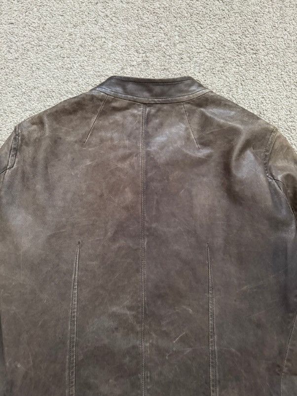 Rick Owens Rick Owens SS11 “Anthem” Intarsia Leather Jacket Size US XS / EU 42 / 0 - 8 Thumbnail