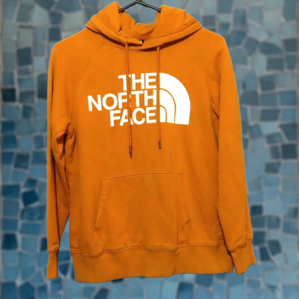 The North Face The North Face Hoodie Womens XS Pullover Yellow Fleece Logo Pockets Casual Sweater Sweatshirt Size XS / US 0-2 / IT 36-38 - 1 Thumbnail