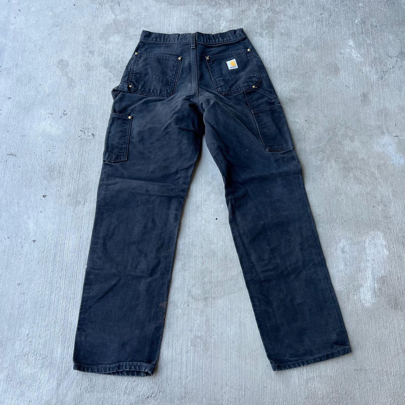 Carhartt × Vintage Carhartt black double knee work wear carpenter pants Size US 28 / EU 44 - 5 Thumbnail