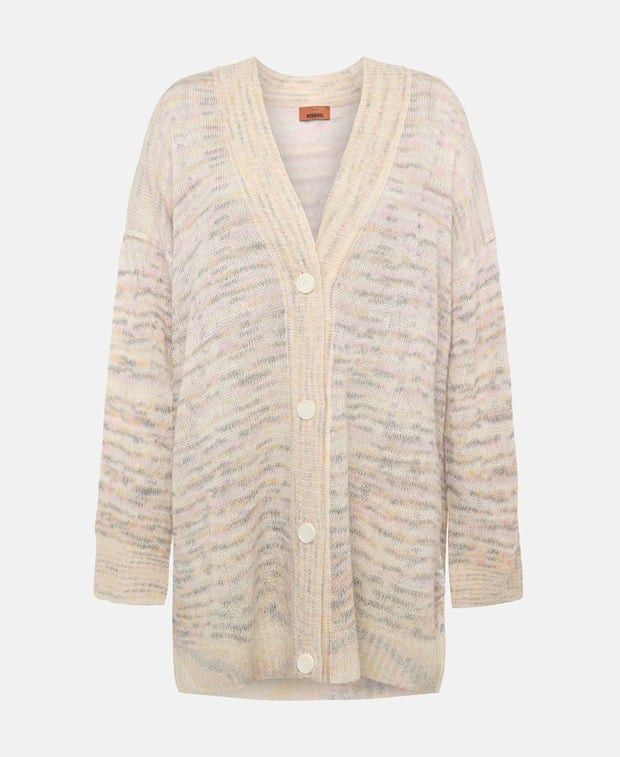 Cardigan in Beige, Women's (Size Xl)