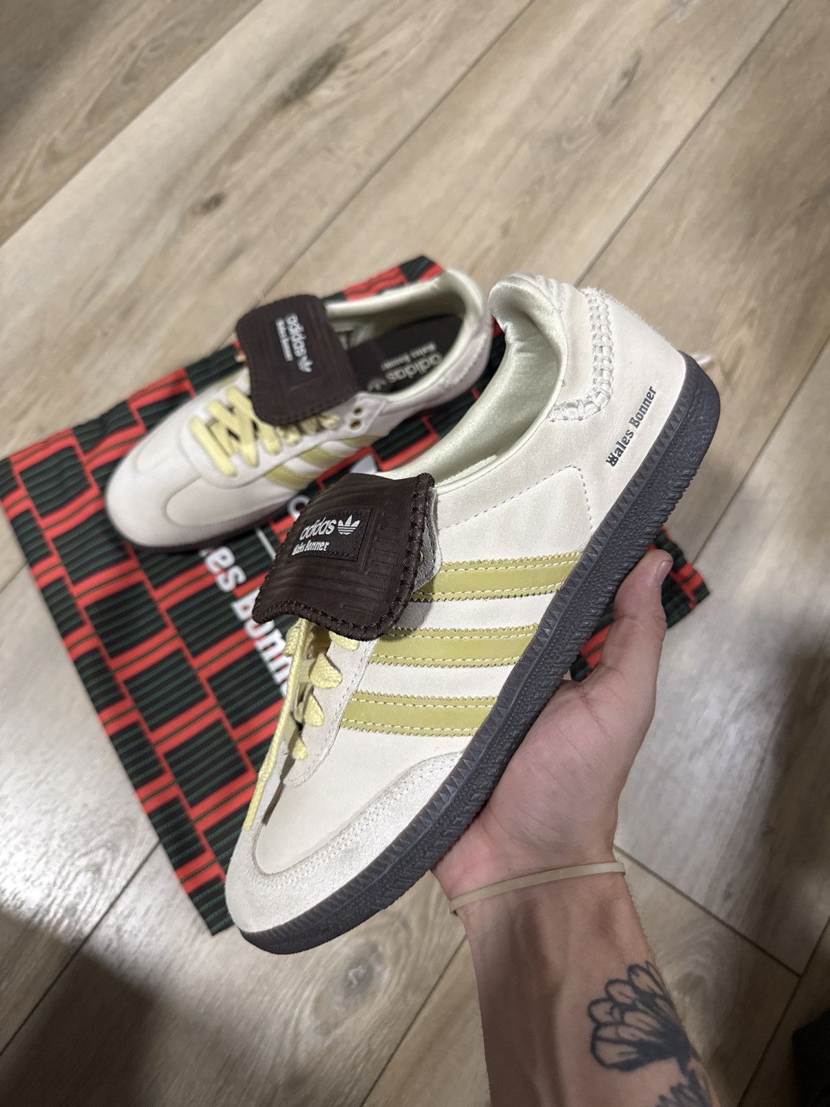 Adidas × Wales Bonner Adidas samba wales bonner cream and brown Size US 10 / EU 43 - 3 Thumbnail
