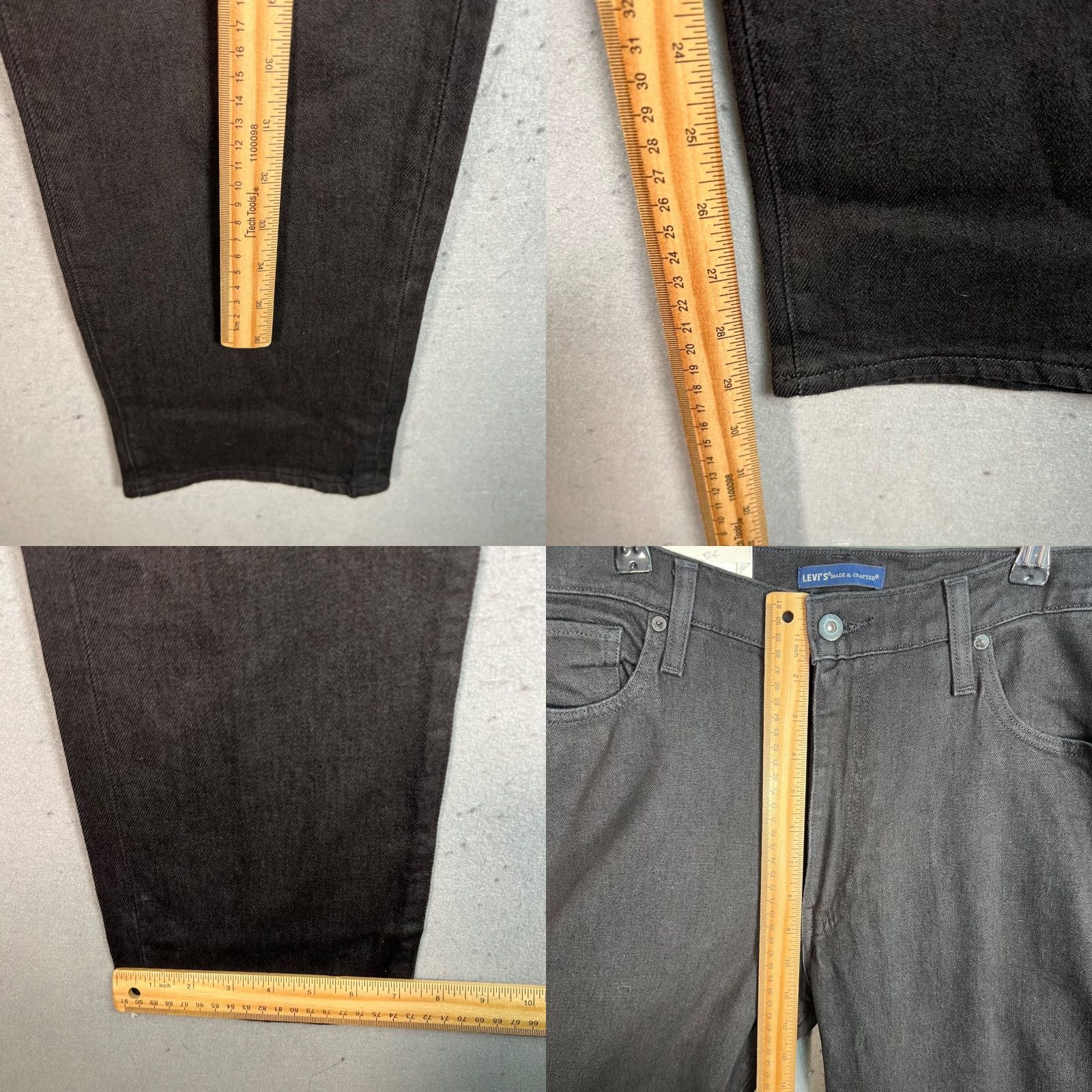 Levi's Levi's 511 Slim Fit Jeans 38x32 Mens Black Cotton Blend NEW! Levi's Slim Denim 5-Pocket Straight 38 Regular Mens 511 Model Vintage No Size US 38 / EU 54 - 8 Thumbnail