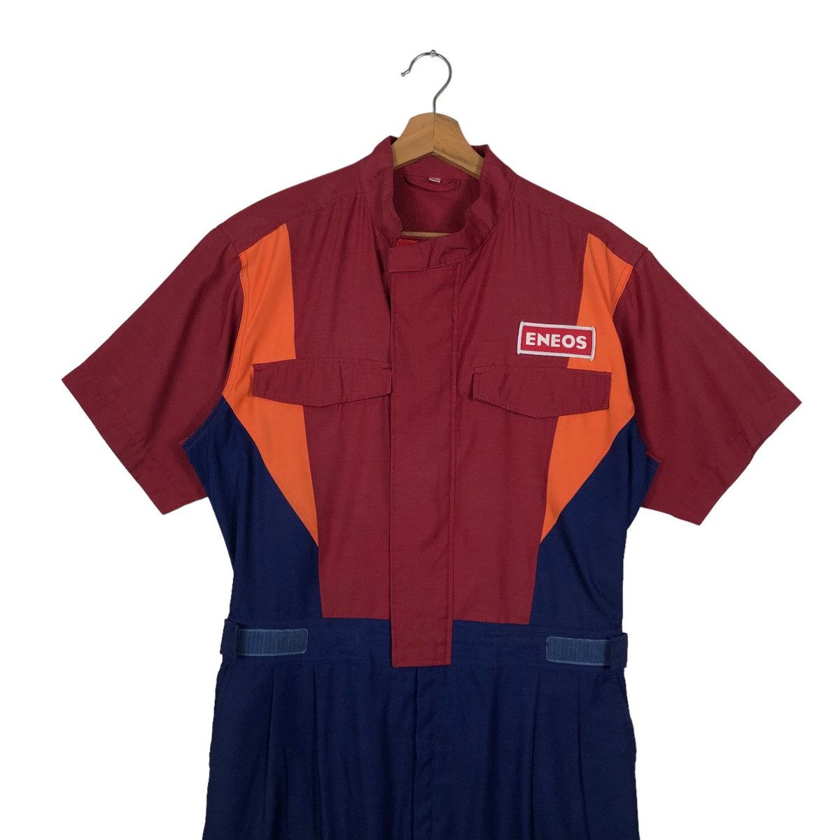 Japanese Brand 🔥90’s Vintage Overall Eneos Work Racing Big Logo Size US 34 / EU 50 - 2 Thumbnail
