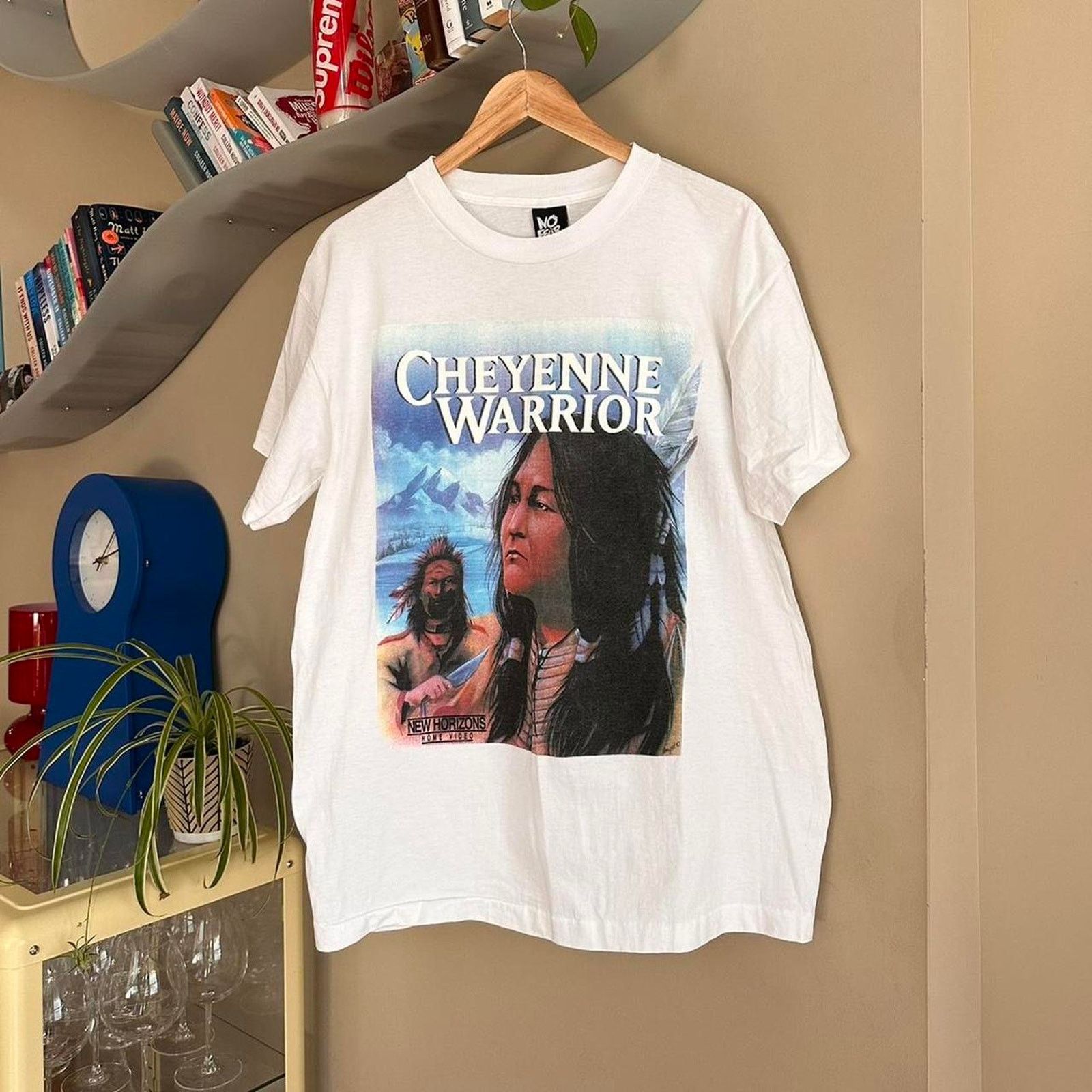 Hanes × Vintage Vintage Cheyenne Warriors Movie Promo Shirt Size US L / EU 52-54 / 3 - 1 Thumbnail