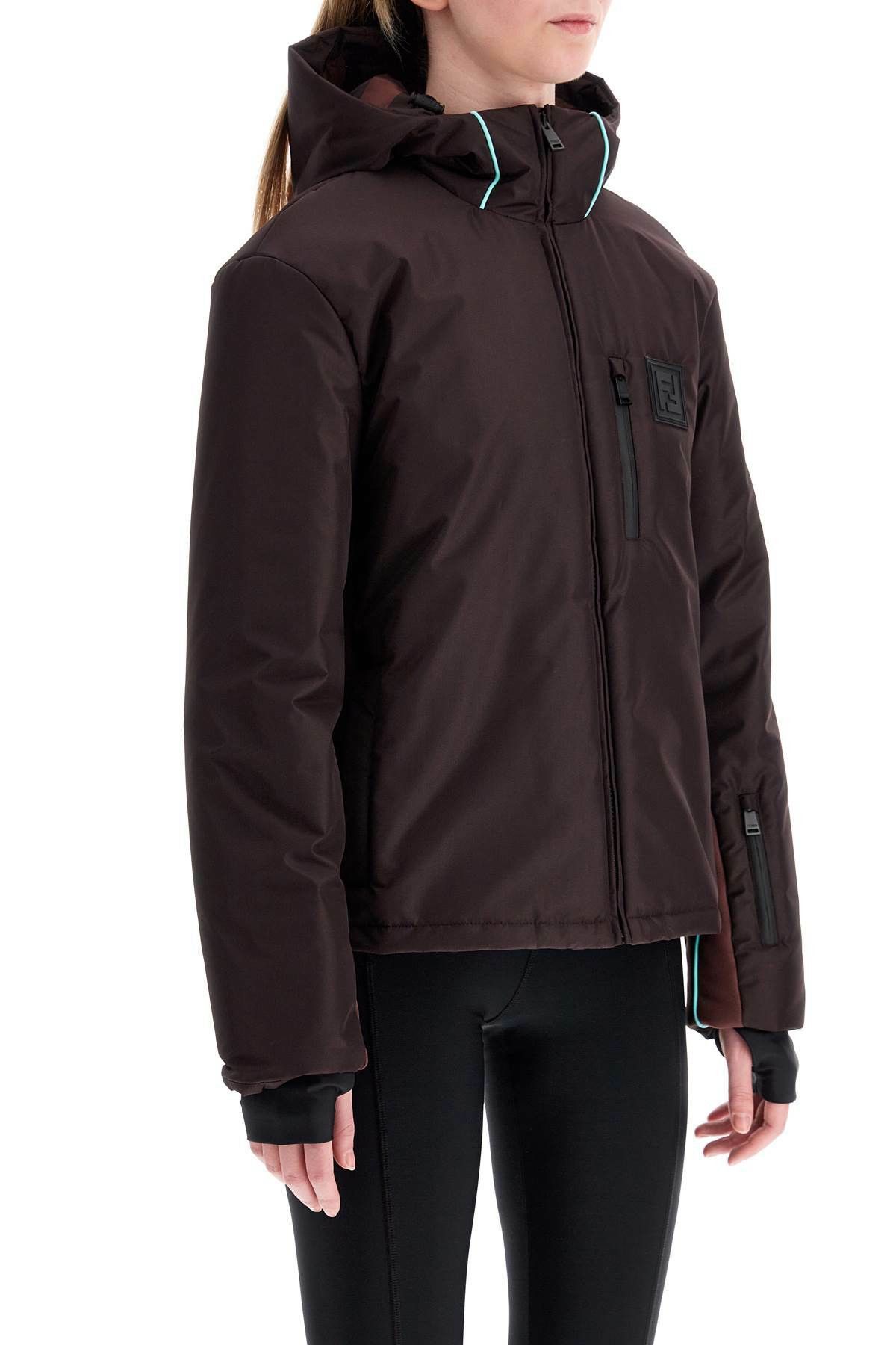 Fendi o1B3y1r0426 Ski Hooded Jacket in Purple Size M / US 6-8 / IT 42-44 - 2 Thumbnail