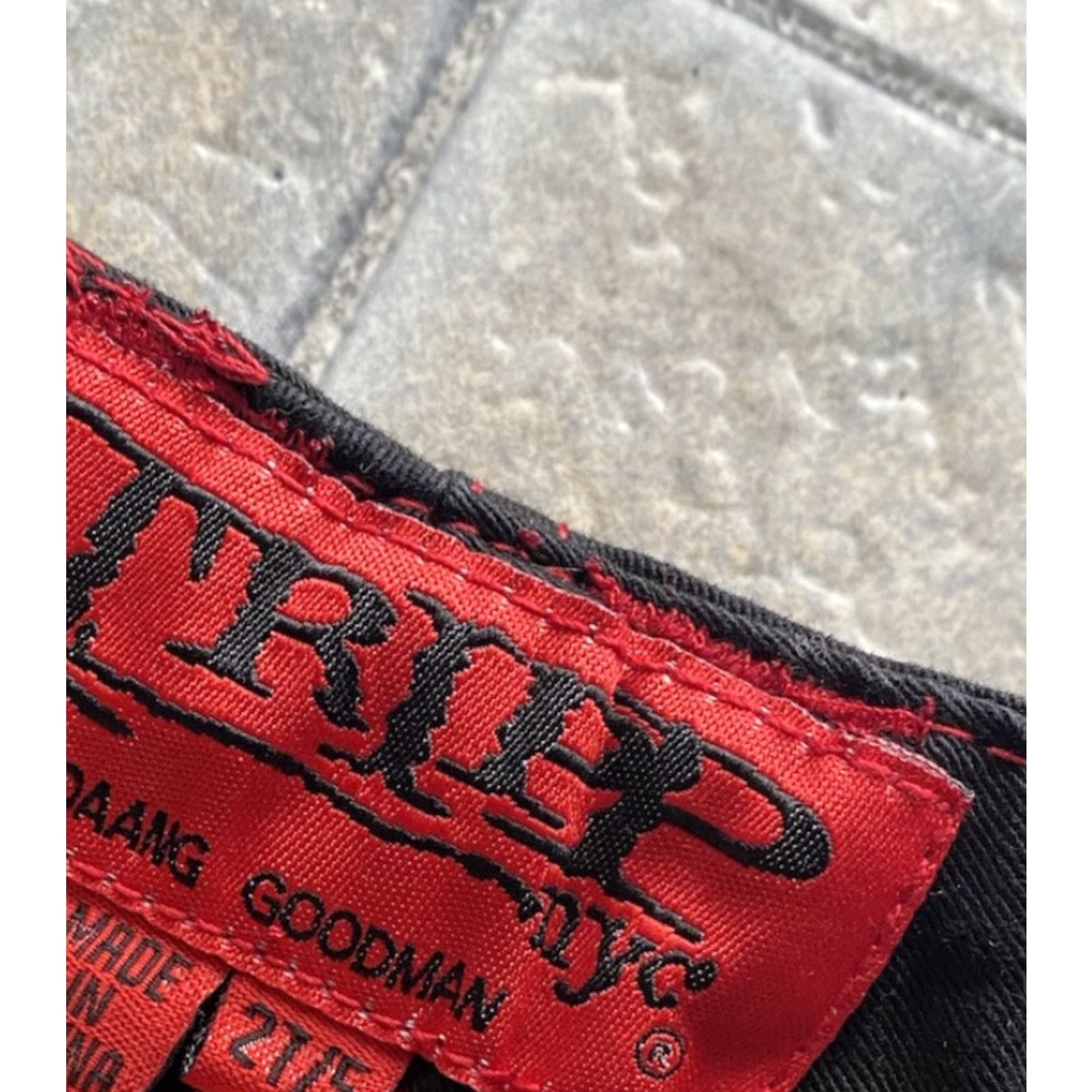 Tripp NYC VINTAGE Tripp NYC Pants WOMENS 27/5 Midnight Black Lace Chains Studded Zip Up Leg Wideners For Boots Womens Mens? Size 27" / US 4 / IT 40 - 7 Thumbnail
