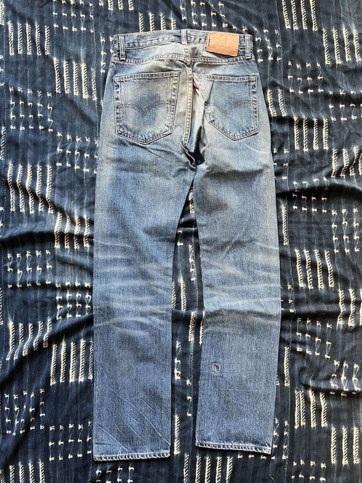 Levi's Levis Big E 505 Selvedge Denim Jeans – Made in USA Size US 30 / EU 46 - 2 Thumbnail