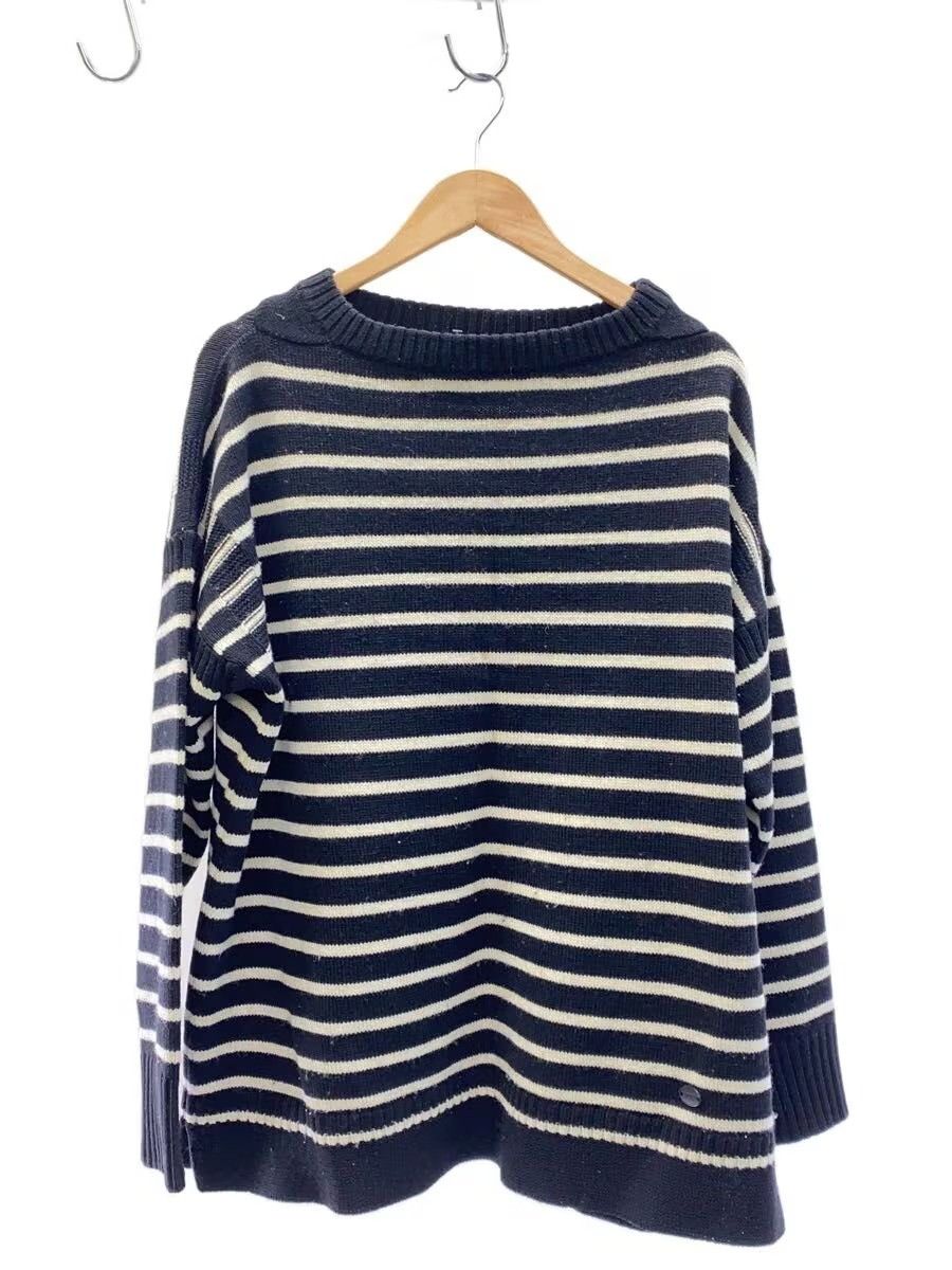 Number (N)ine NUMBER NINE OVERSIZE WOOL BORDER STRIPE SWEATER Size US M / EU 48-50 / 2 - 1 Thumbnail