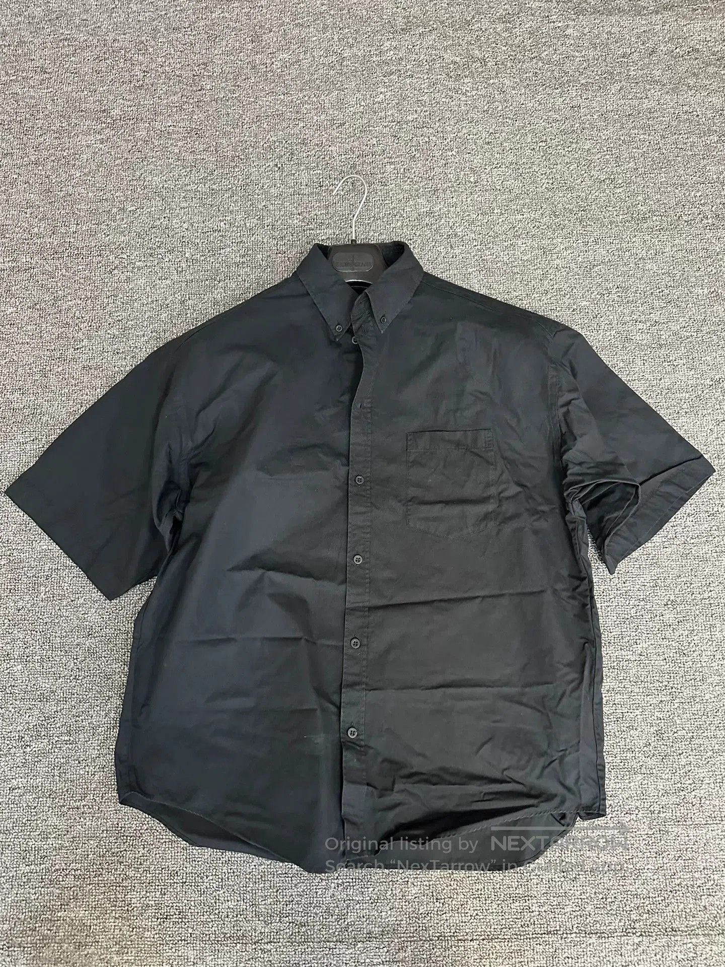 Balenciaga balenciaga black short sleeve shirt. Size US XL / EU 56 / 4 - 2 Thumbnail