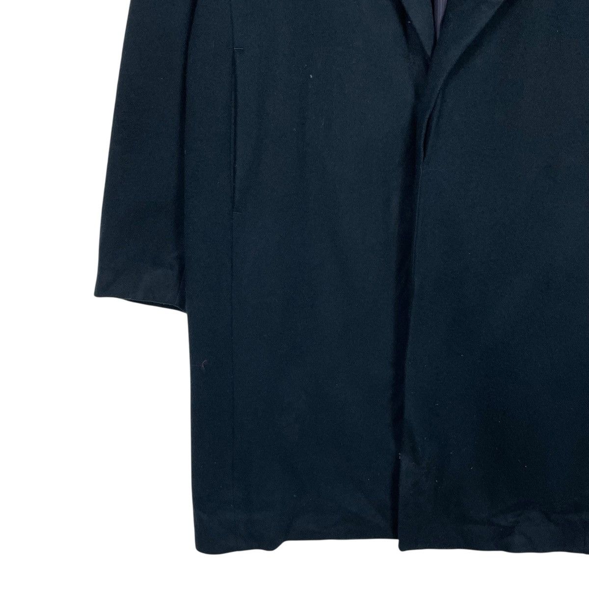 STUDIOUS Japanese Brand Studious Blac Wool Overcoat Size US L / EU 52-54 / 3 - 4 Thumbnail