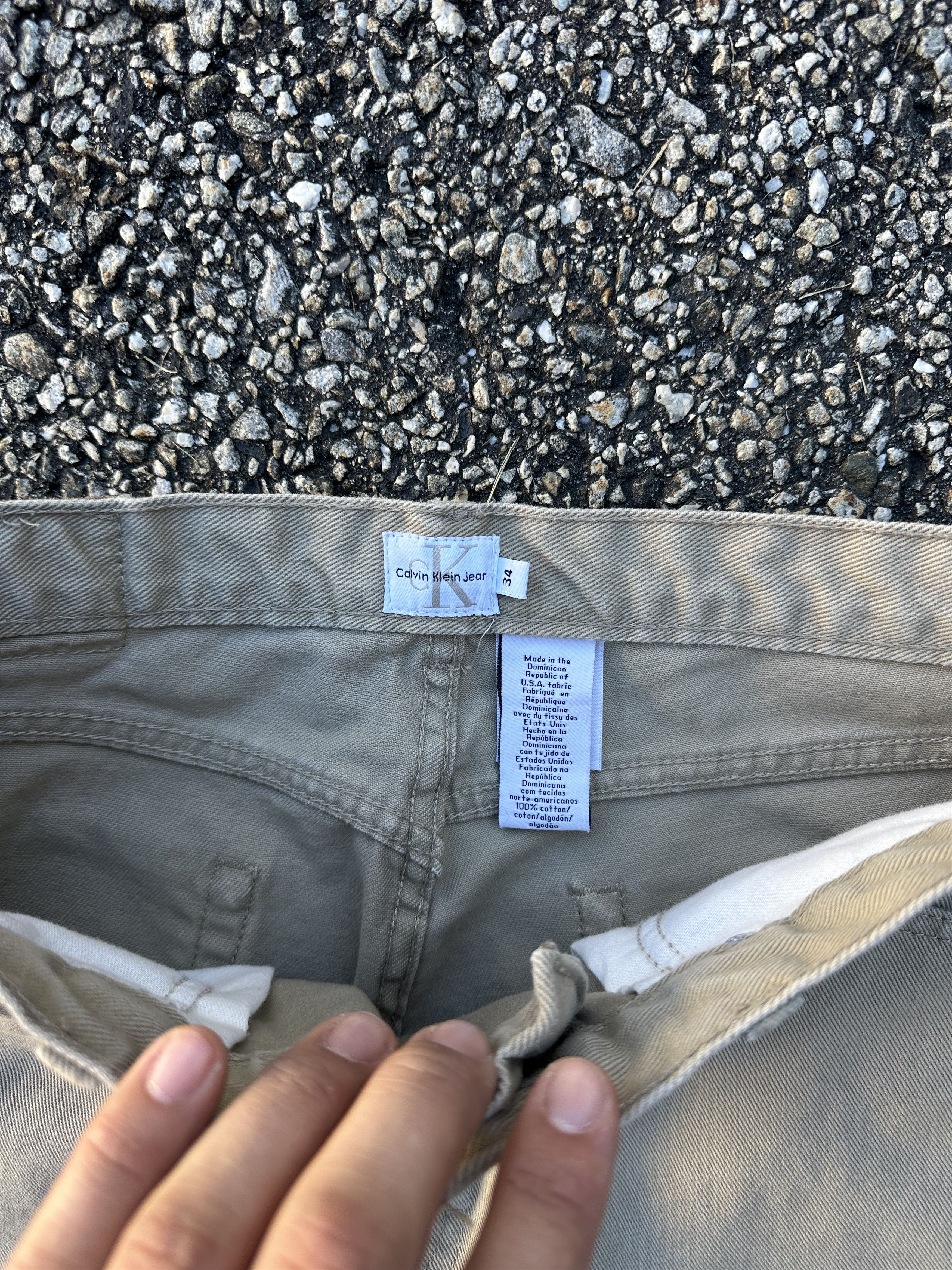 Calvin Klein × Vintage MENS CALVIN CLEIN JEANS Y2K Size US 34 / EU 50 - 10 Thumbnail