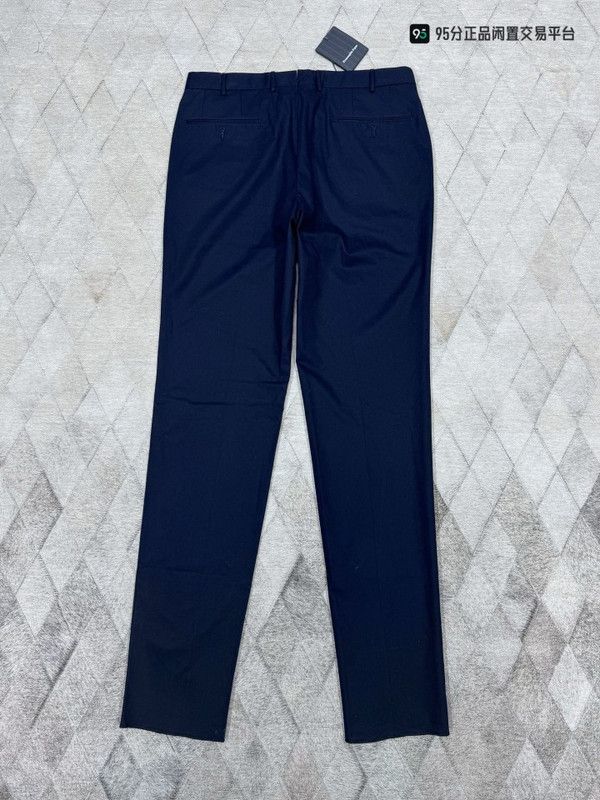 Ermenegildo Zegna Zegna Sea Island Cotton Slim Straight Trousers Size US 32 / EU 48 - 1 Thumbnail