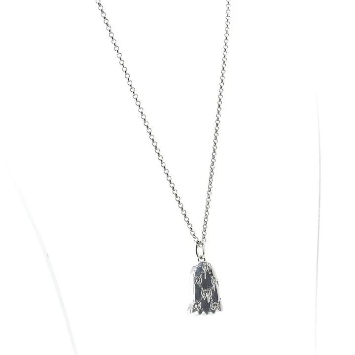 Gucci Gucci Ghost Silver Necklace for Women Size ONE SIZE - 1 Thumbnail