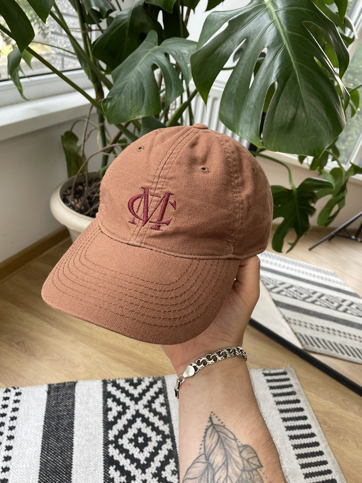 Chapeau Marlboro Classics Marron - Taille M - Style Cowboy - Fabriqué En Italie - Occasion