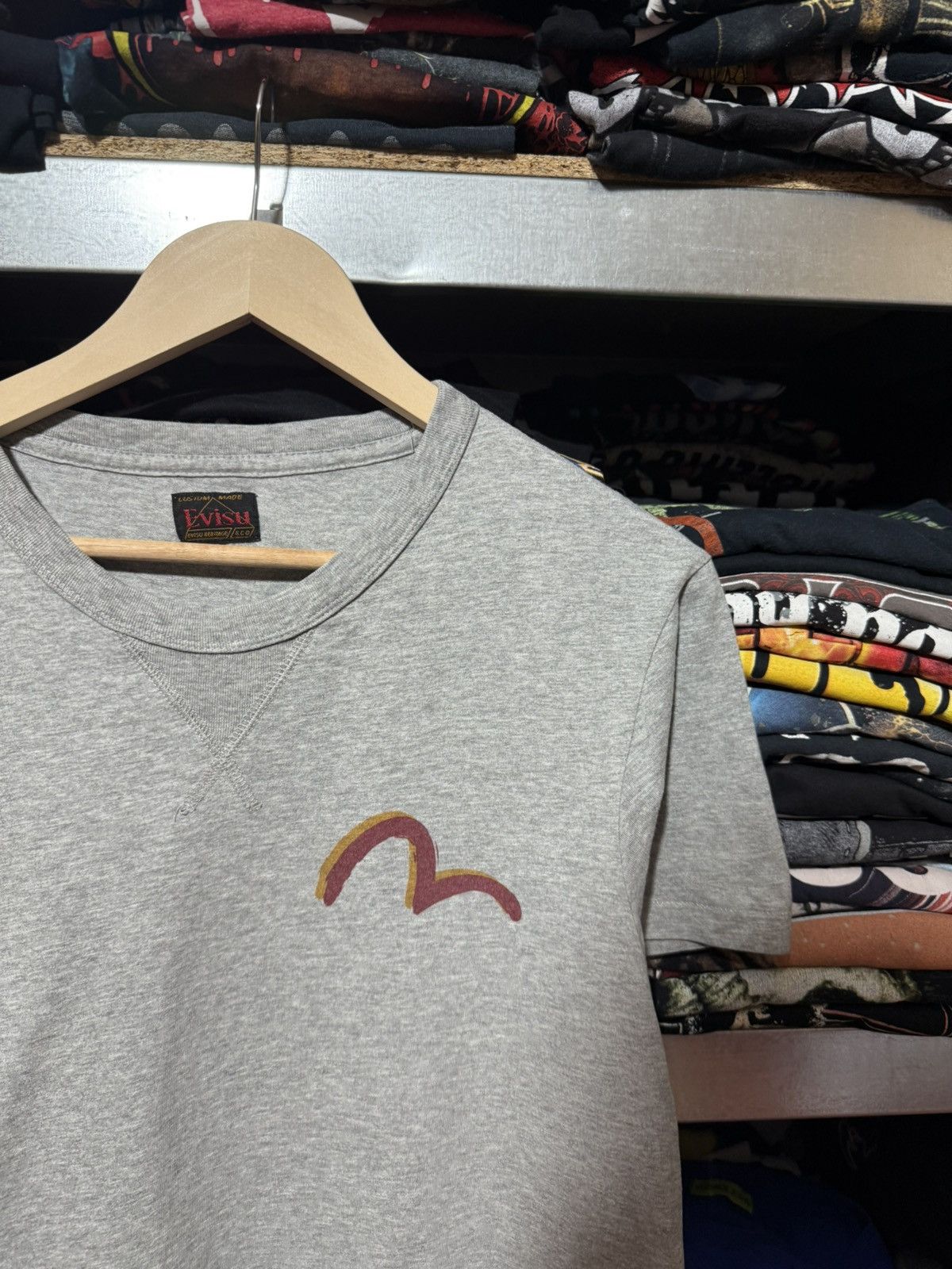 Evisu Y2K Vintage Evisu Logo Bird Osaka Japan Opium T-shirt Hype Size US XL / EU 56 / 4 - 3 Thumbnail
