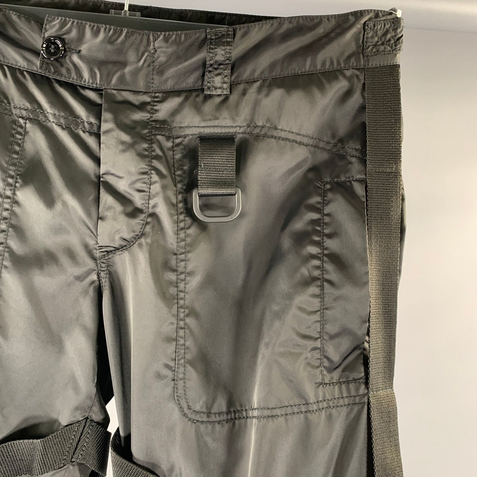 Dolce & Gabbana DOLCE & GABBANA Size L Black Polyester Blend Cargo Pants Size US 36 / EU 52 - 2 Thumbnail