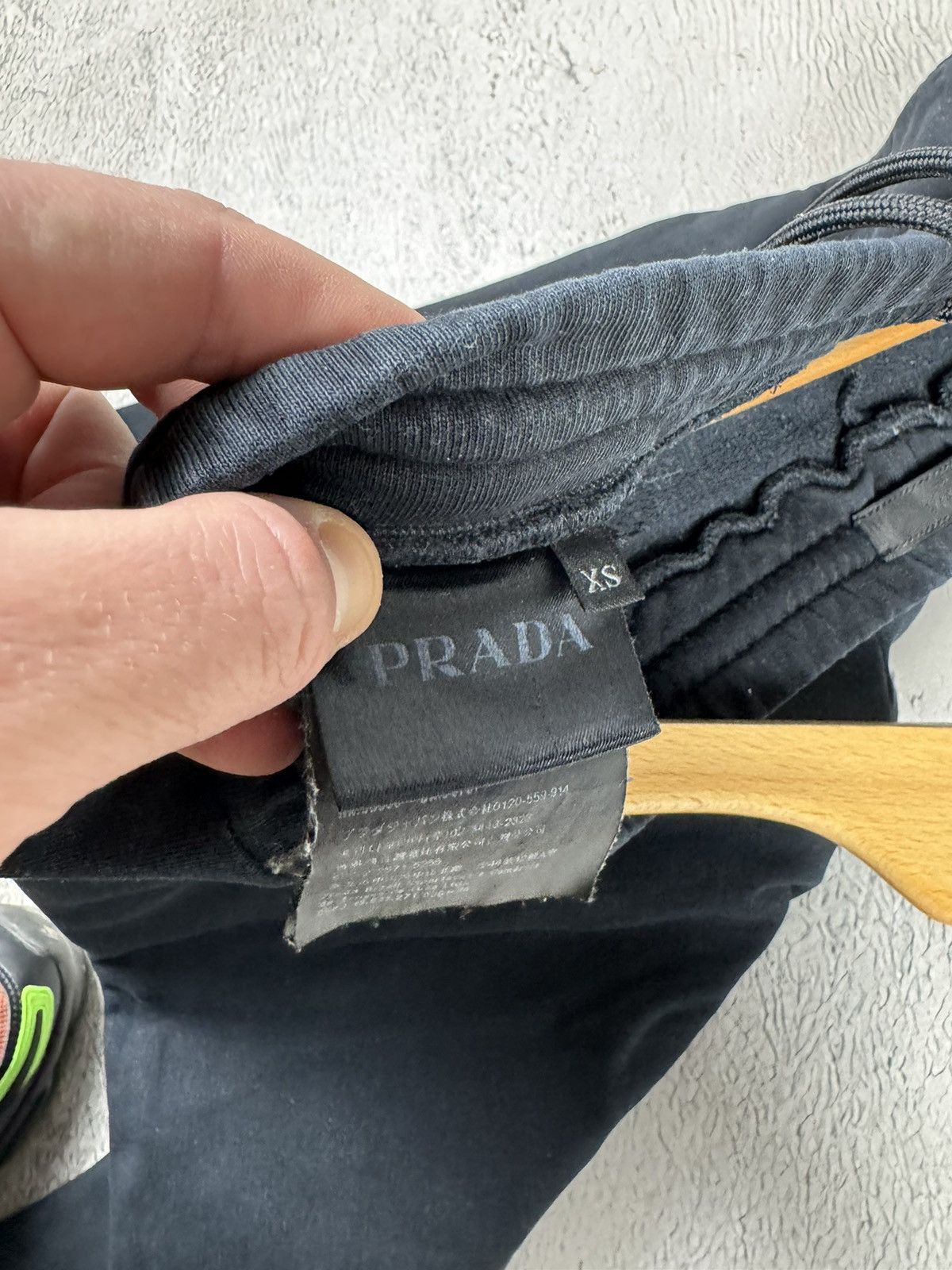 Prada × Vintage PRADA Red tab joggers sweatpants Black oldmoney XS size Size US 30 / EU 46 - 8 Thumbnail