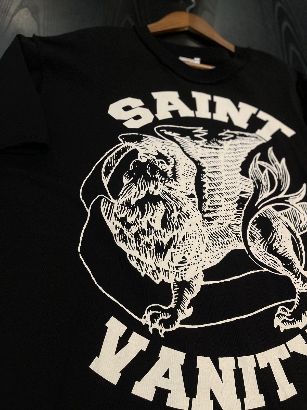 Saint Vanity Size XL - Saint Vanity Black Tee OG Print Size US M / EU 48-50 / 2 - 2 Thumbnail