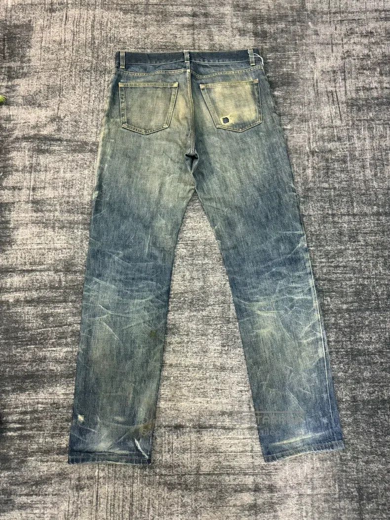 Helmut Lang HELMUT LANG Italian Washed Vintage Blue Denim Jeans Size US 33 - 6 Thumbnail
