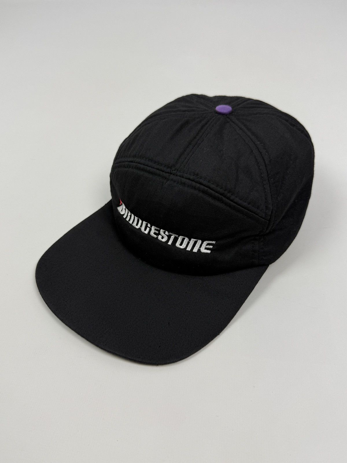 Vintage 90s Vintage Bridgestone Formula 1 Foam Long Bill Racing Hat Size ONE SIZE - 4 Thumbnail