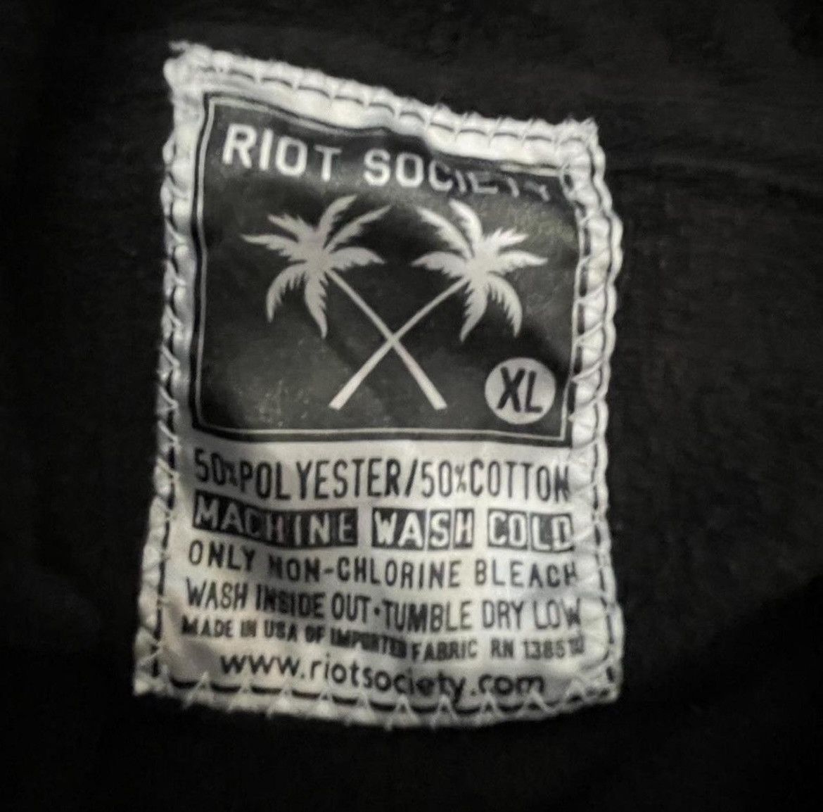 Riot Society Riot Society Black Logo Hoodie Size US S / EU 44-46 / 1 - 3 Thumbnail