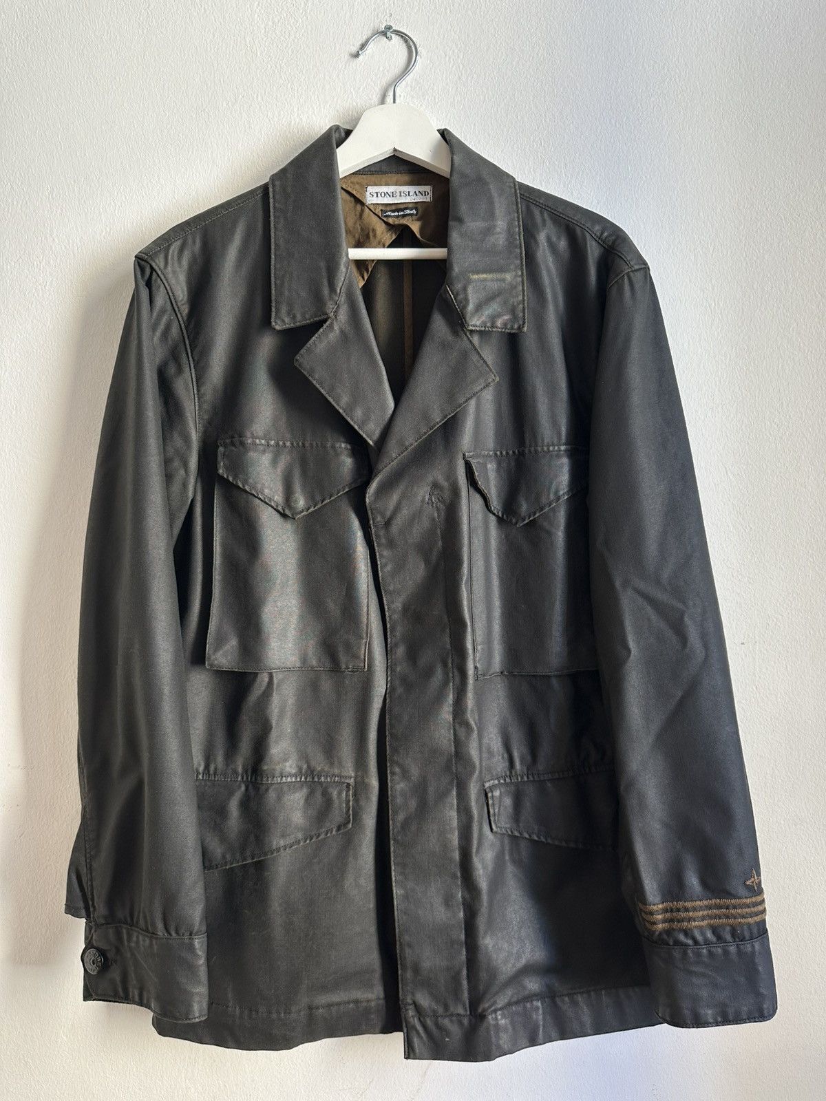 Stone Island AW11 Mil Spec Diagonal Wool Jacket | Grailed