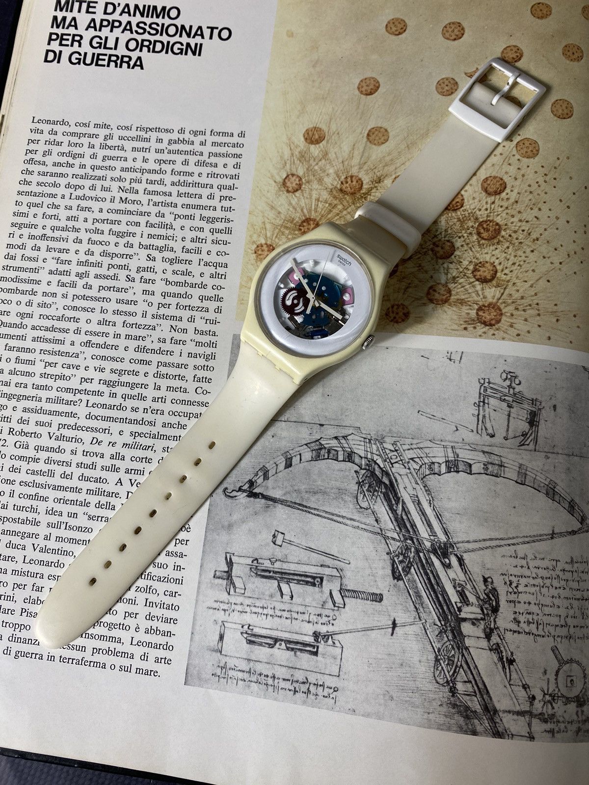 Jewelry × Swatch × Vintage Skeleton Swatch Watch with Open Design Size ONE SIZE - 4 Thumbnail