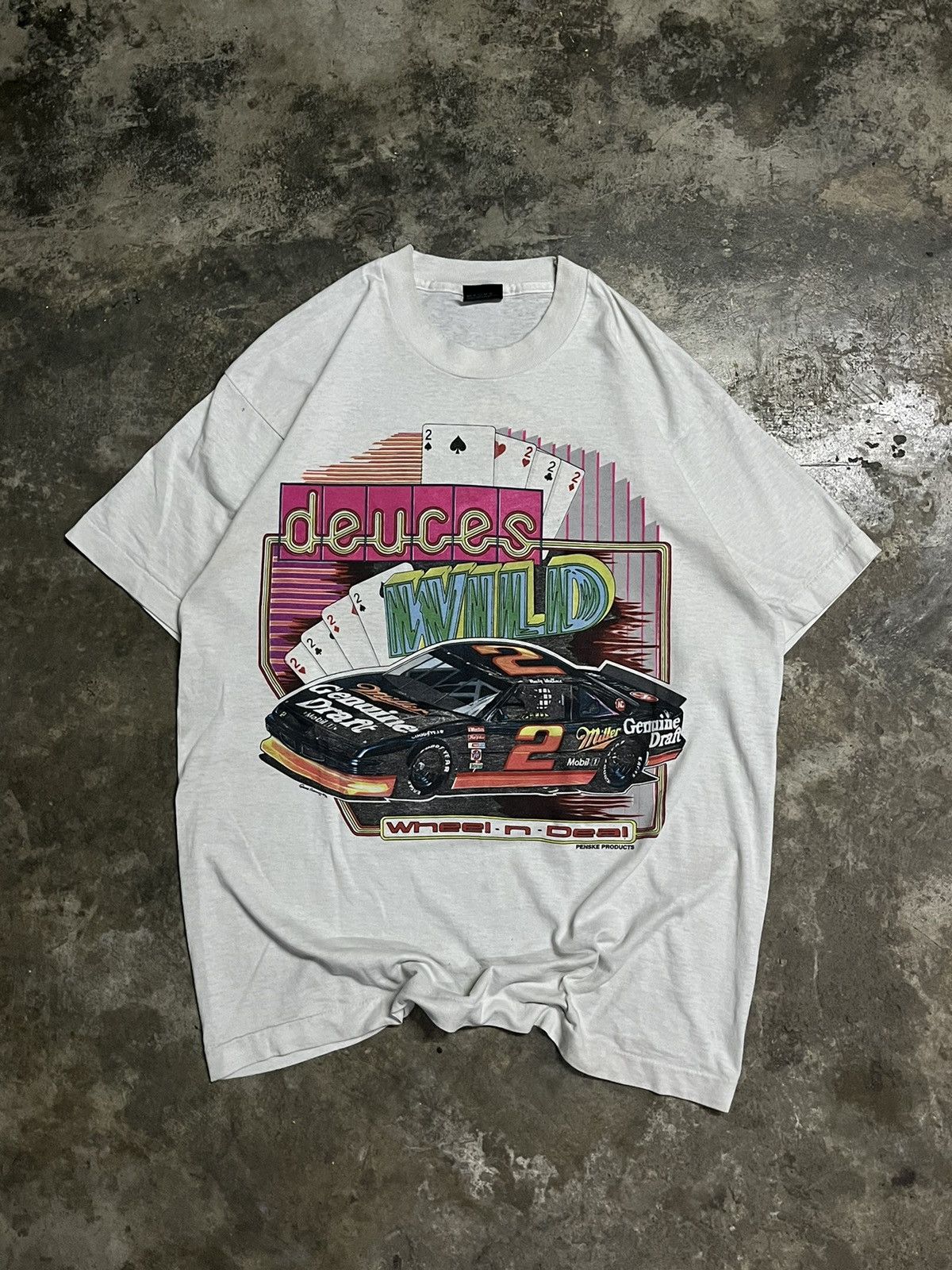 NASCAR × Other × Vintage Rusty Wallace Deuce Wild T-Shirt L 90's Size US L / EU 52-54 / 3 - 1 Thumbnail