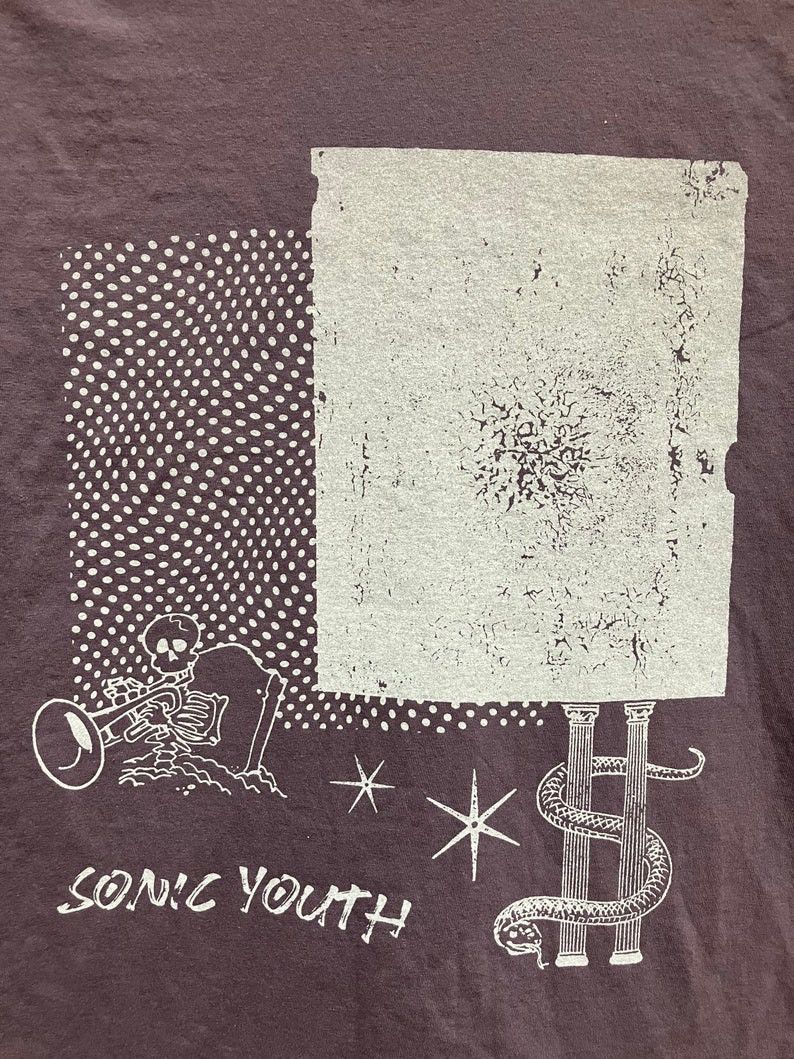 Comfort Colors Sonic Youth fan art T-shirt Graphite Comfort Colors Size US M / EU 48-50 / 2 - 2 Thumbnail