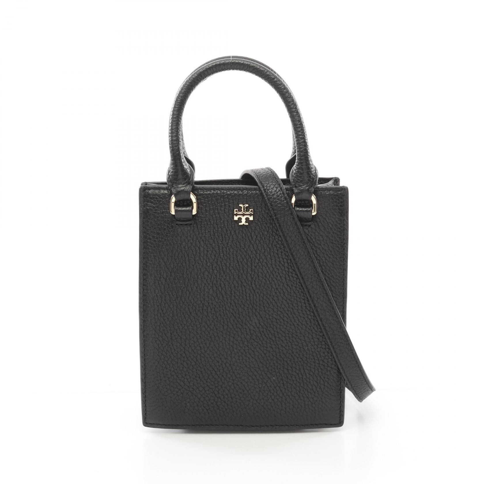 Tory Burch Tory Burch Blake Mini Shopper Leather Tote Bag Leather Tote Bag 138274 in Black, Women's