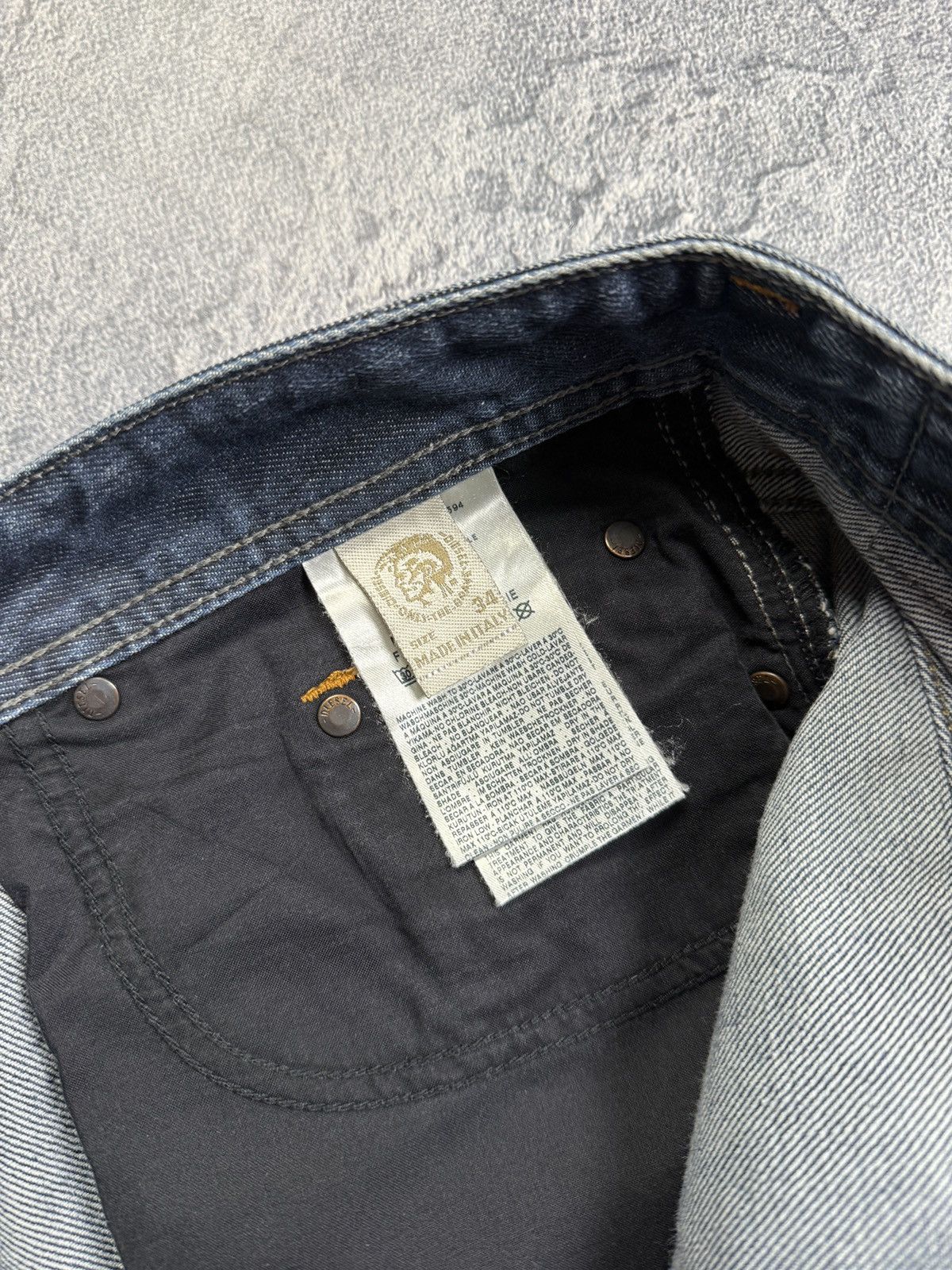 Diesel Vintage Diesel Opium Jeans Size 34 Baggy Crazy 00s USA Size US 34 / EU 50 - 13 Thumbnail
