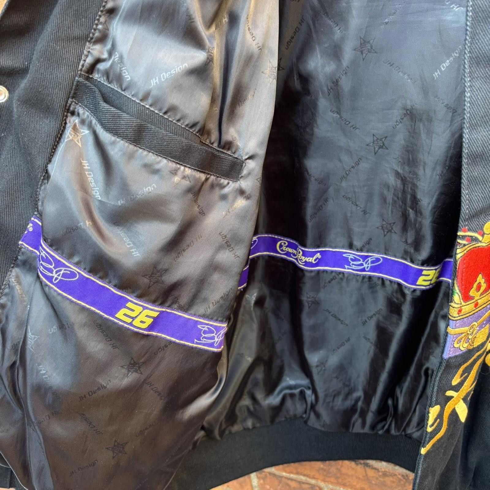 JH Design vintage JH design crown royal nascar jacket 90s L Size US L / EU 52-54 / 3 - 7 Thumbnail