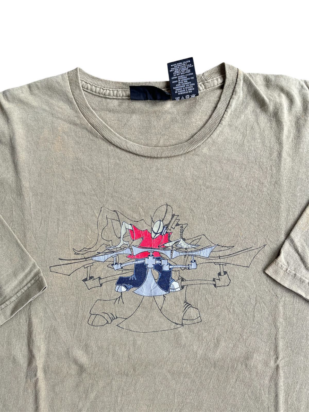 Vintage Early 00s No Bondaries Skate Tshirt Size US XXL / EU 58 / 5 - 2 Thumbnail