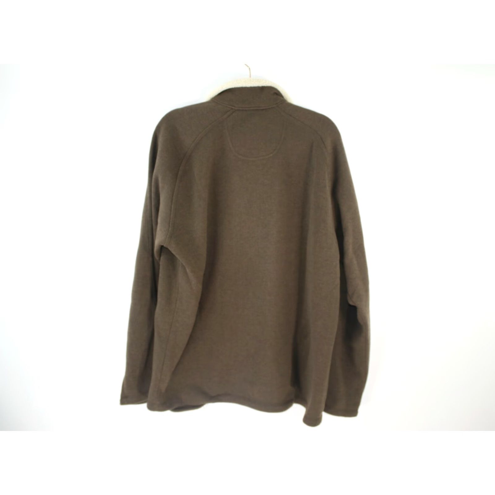 Arrow Arrow Sweatshirt 1/4 Zip Knit Lined Sherpa Brown XL Mens Casual Workwear Winter Busy Professional Gear Size US XL / EU 56 / 4 - 2 Thumbnail