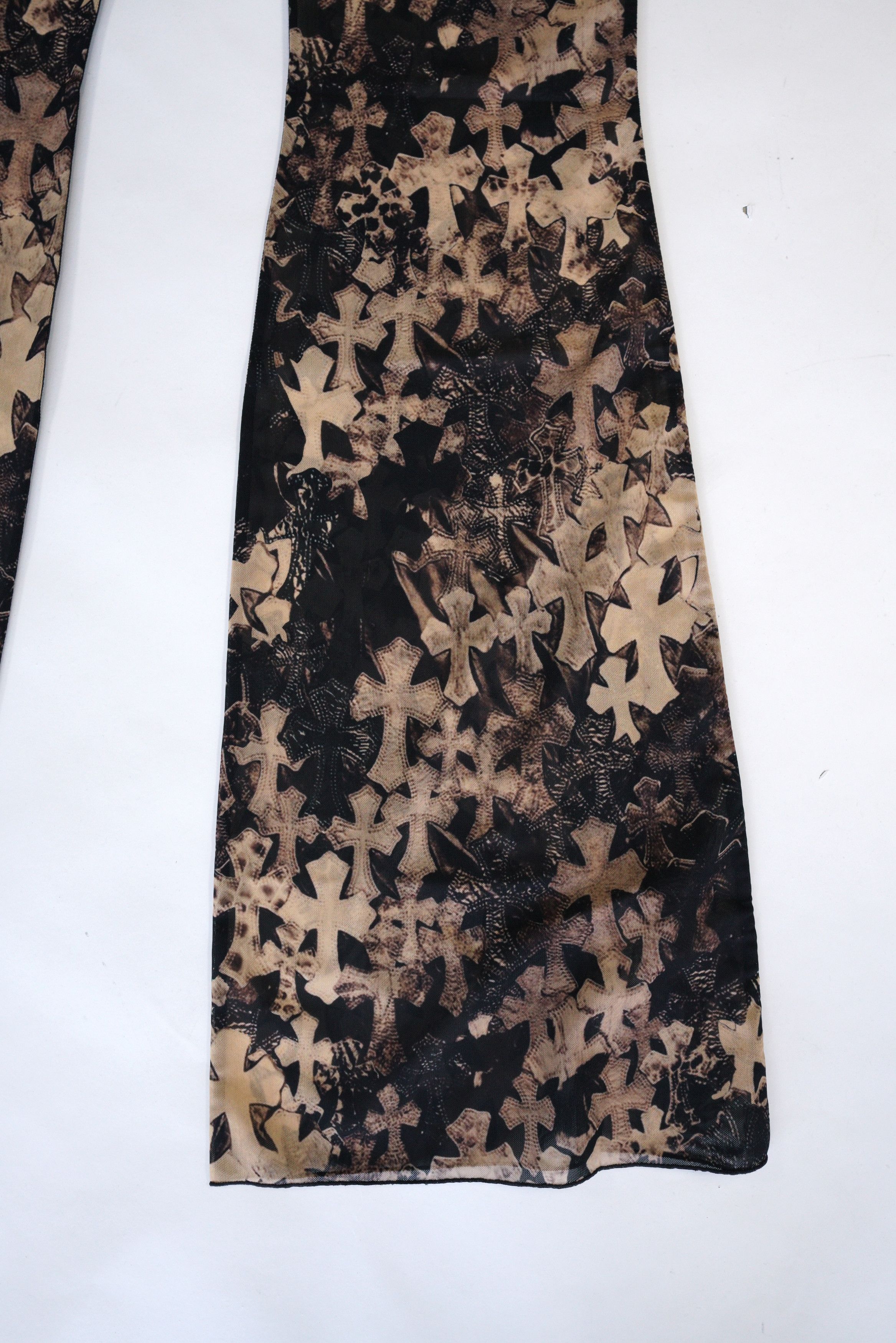 Chrome Hearts Chrome Hearts Waterfall Cross Print Sheer Mesh Pants Size 28" / US 6 / IT 42 - 3 Thumbnail