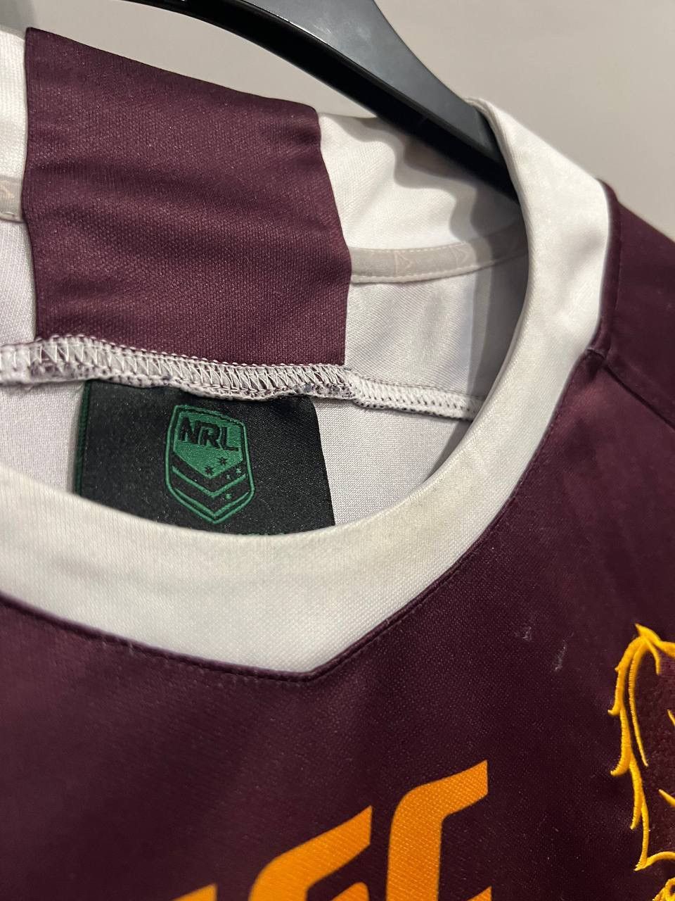 New Zealand Outback 2019 NRL BRONCOS BRISBANE RUGNY UNION SHIRT JERSEY ISC 2XL Size US XXL / EU 58 / 5 - 9 Thumbnail