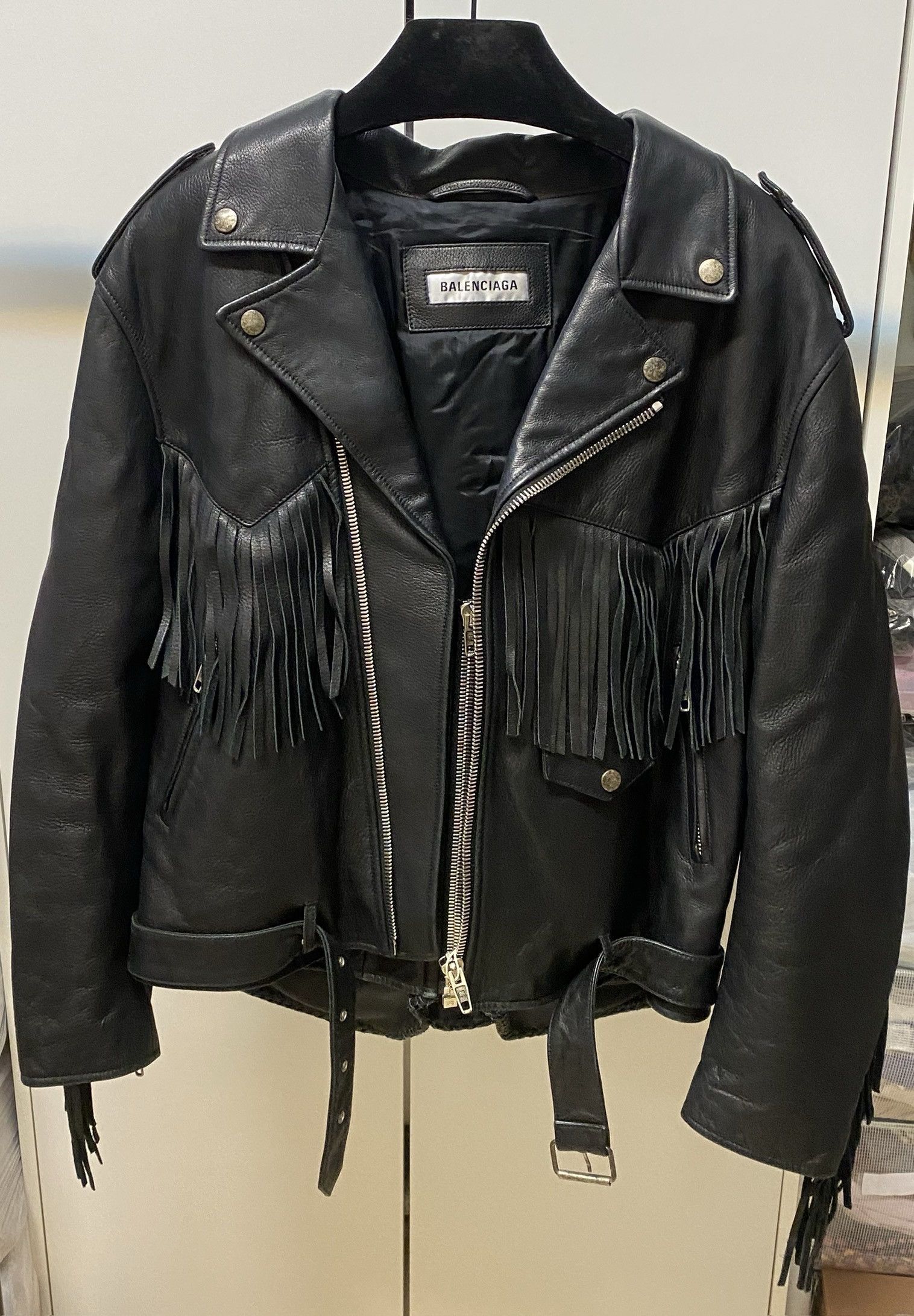 Balenciaga BALENCIAGA 2017 Runway 3-way biker jacket Size US XXS / EU 40 - 1 Thumbnail