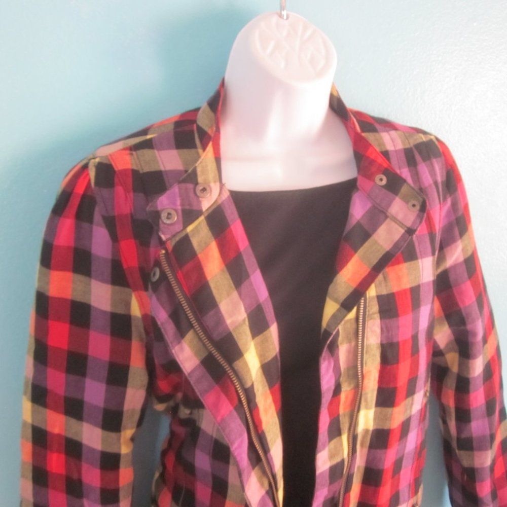 Hells Bells HELLZ Y2K Plaid Crop Jacket M Size M / US 6-8 / IT 42-44 - 9 Thumbnail