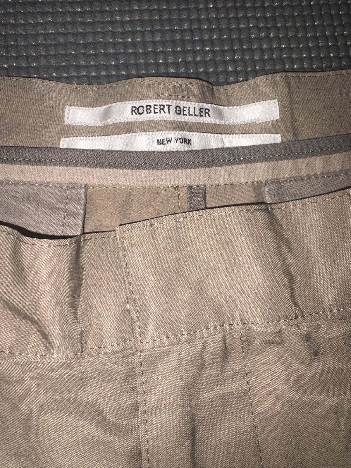 Robert Geller Robert Geller shimmer beige pants Size US 33 - 4 Thumbnail