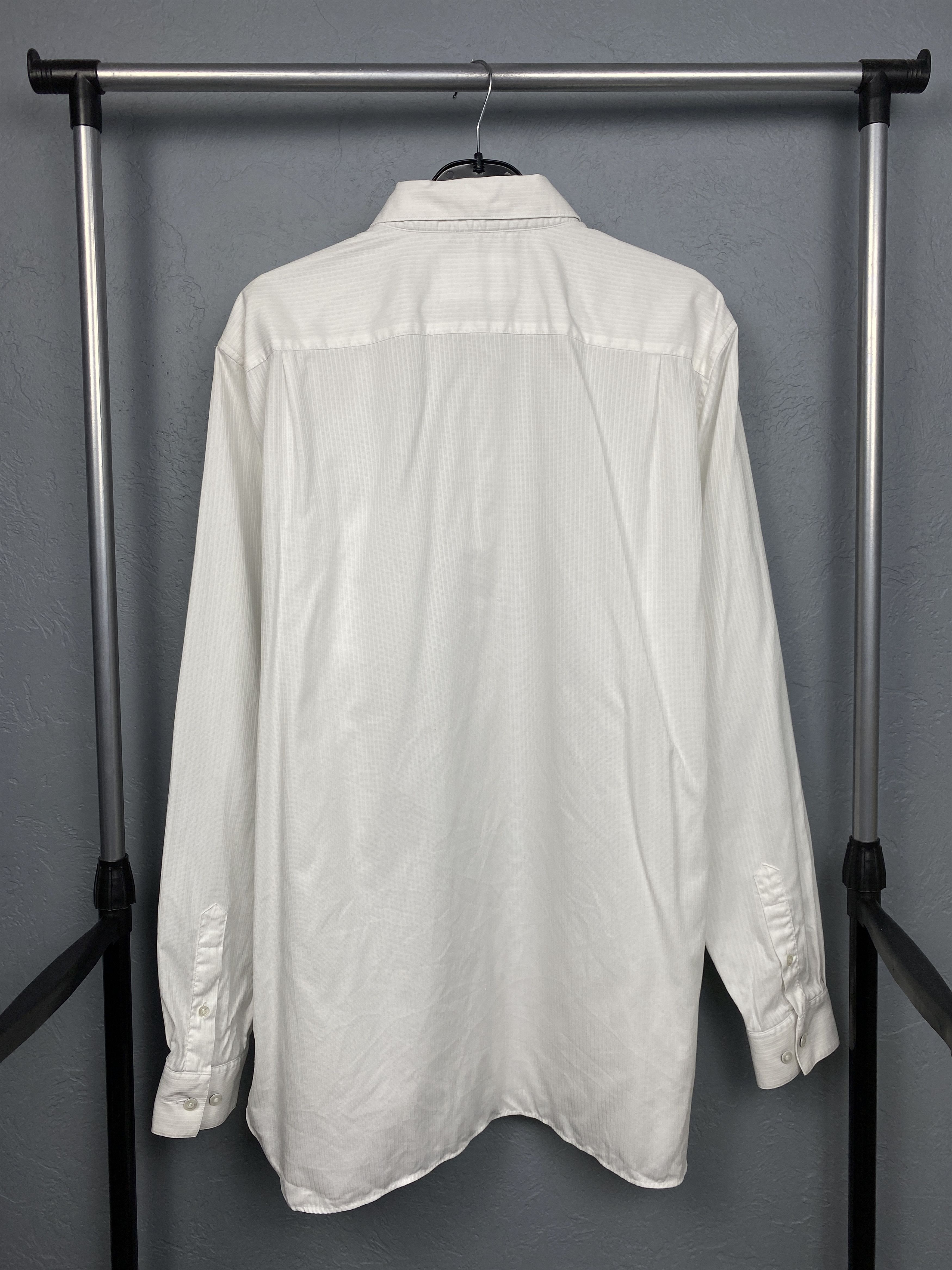 Lacoste Lacoste Vintage Mens White Long Sleeve Shirt Size US XL / EU 56 / 4 - 6 Thumbnail