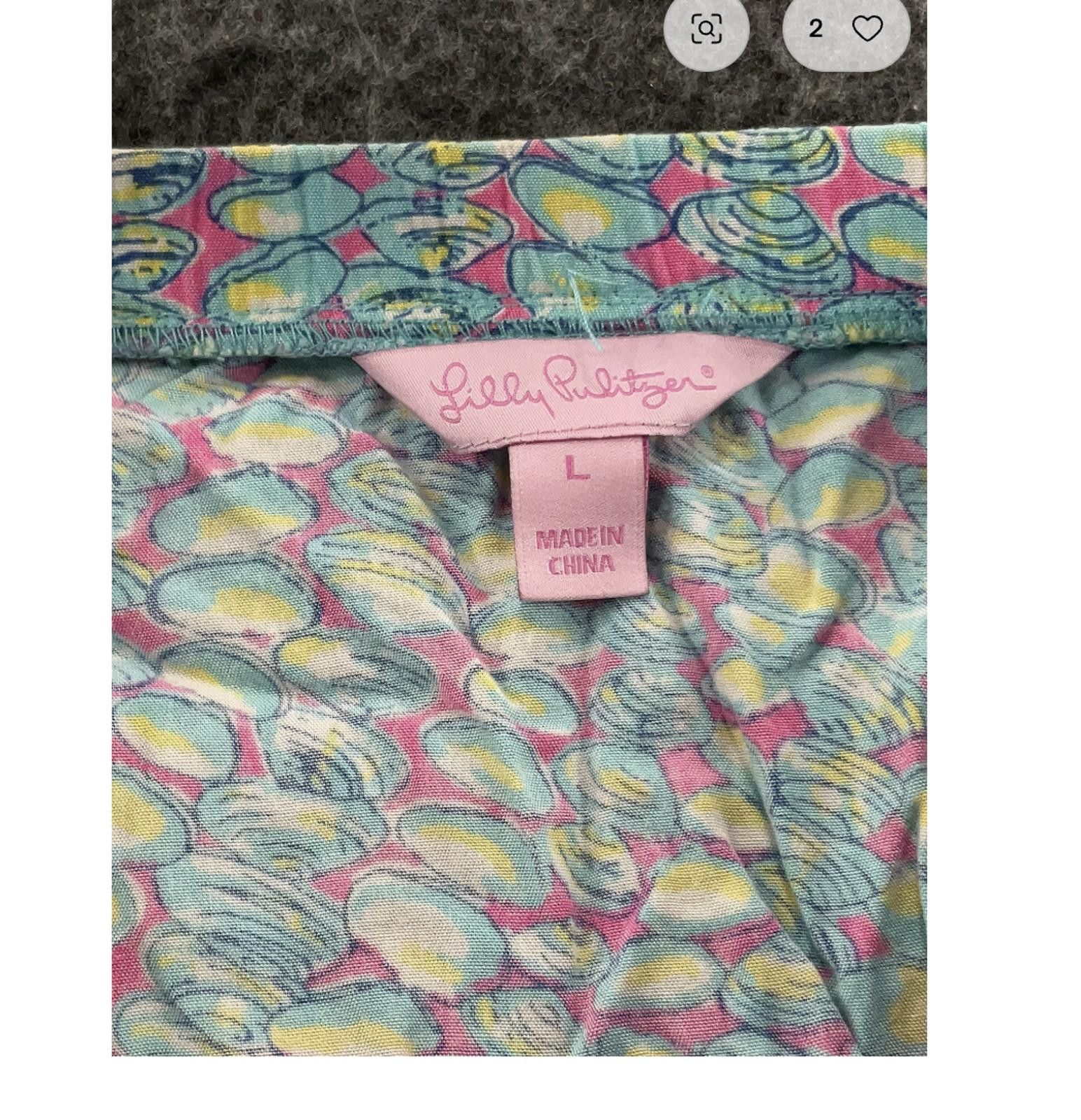 Other Lilly Pulitzer Size L Strapless Printed Romper Size 36" / US 14 / IT 50 - 3 Thumbnail