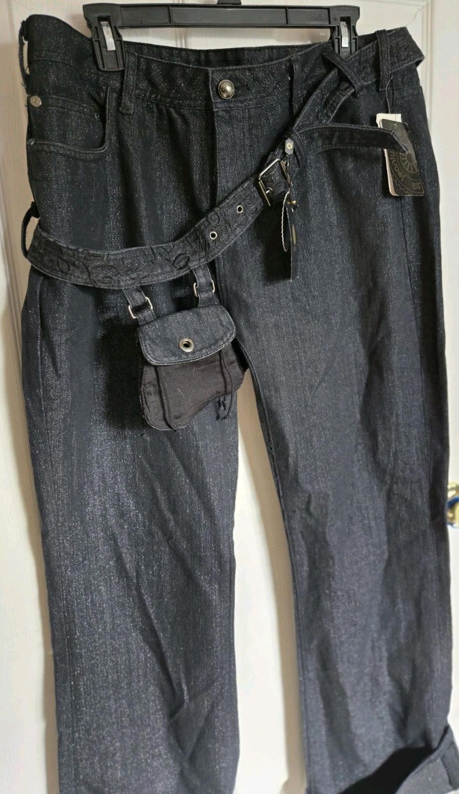 Other AKMDKS Jeanius Level Jeans 38 Gemini Belt Round The Way Fit Size 38" / US 16 / IT 52 - 3 Thumbnail