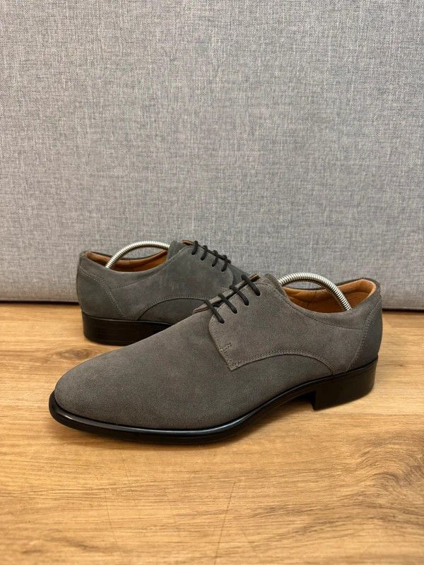 Ecco ECCO Citytray Derby Suede Grey Lace Ups 42 like new Size US 9 / EU 42 - 1 Thumbnail