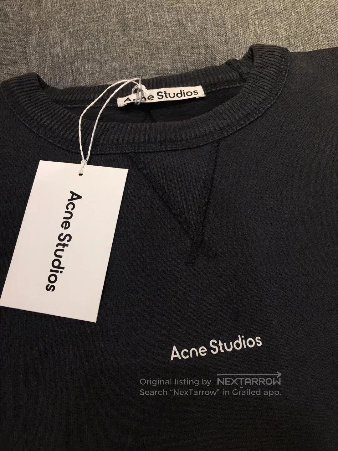 Acne Studios acne studios logo sweatshirt with tag. Size US M / EU 48-50 / 2 - 4 Thumbnail
