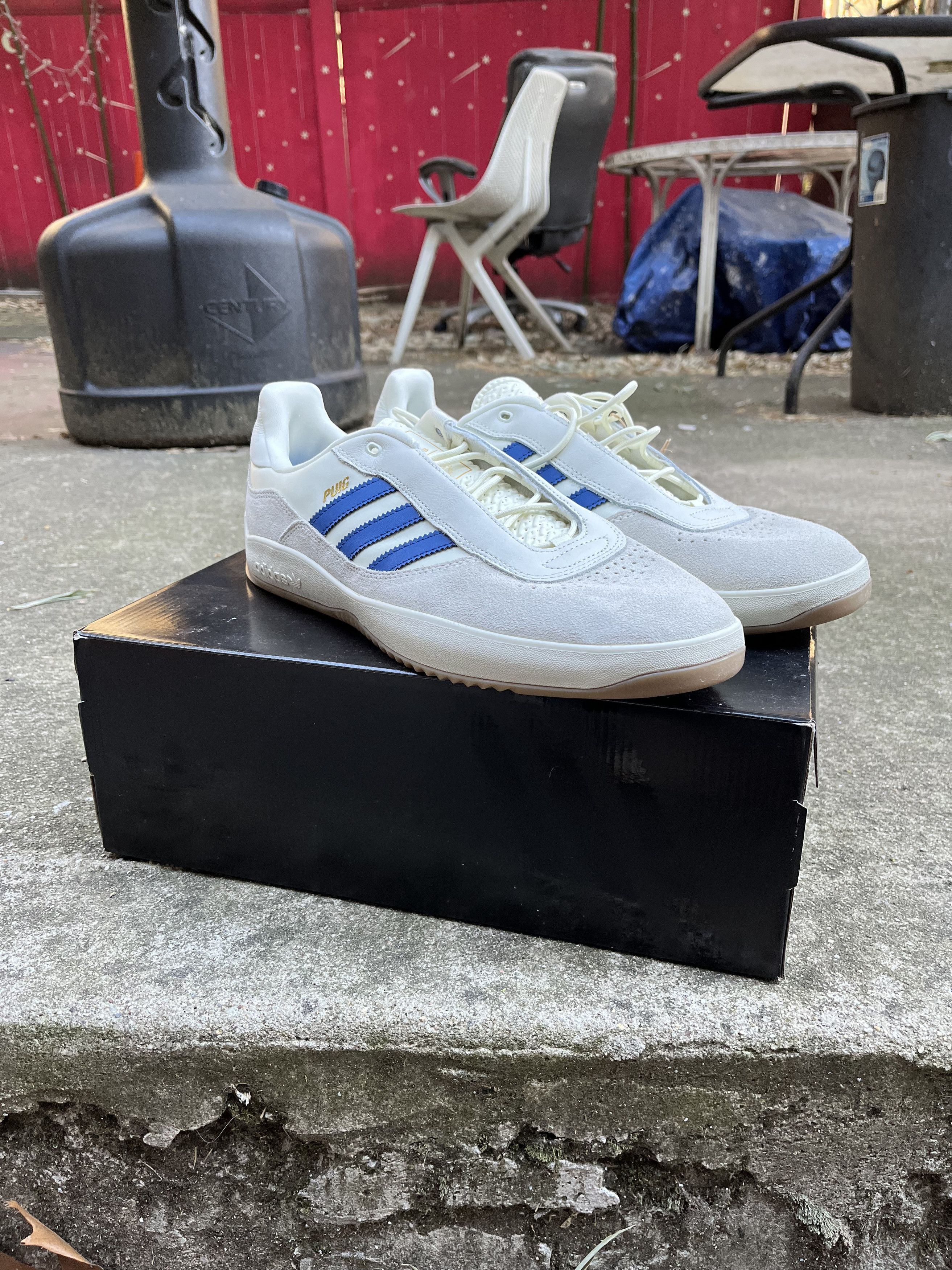 Adidas Adidas Puig - Ivory/Royal Blue/Gum 4 Size US 12 / EU 45 - 1 Thumbnail