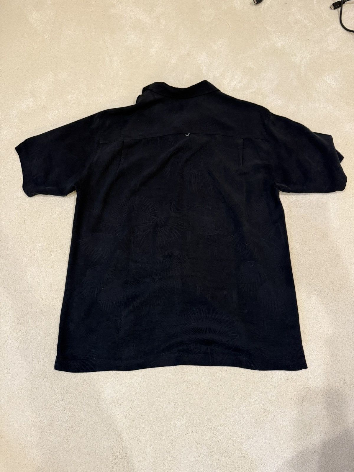 Tommy Bahama Tommy Bahama Black Silk Button-Up Shirt Size US S / EU 44-46 / 1 - 2 Thumbnail