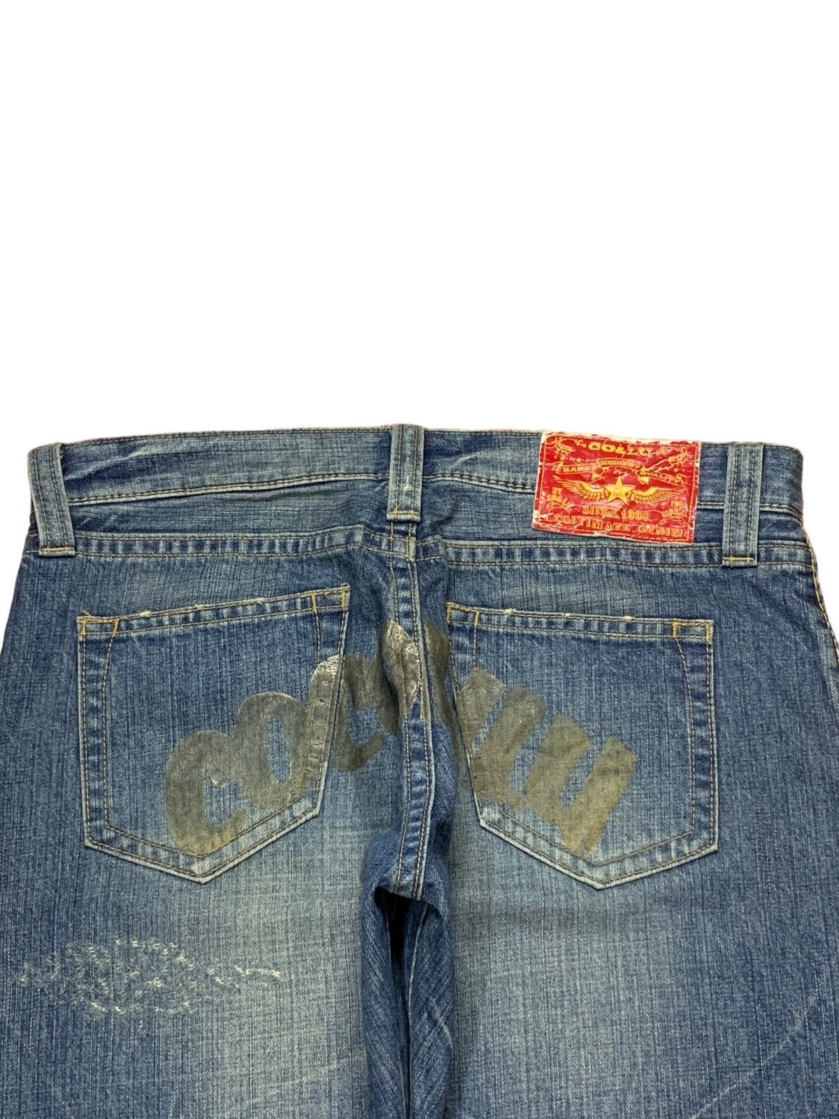 Japanese Brand Vintage Japanese Brand Mud Wash Distressed Baggy Jeans Size US 35 - 8 Thumbnail